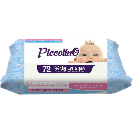 Piccolino Servetele umede delicate Blue, 72 buc