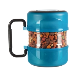 Trixie Recipient Apa/Hrana 2 l/2x0.75 l Albastru