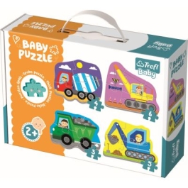 Puzzle baby clasic utilaje la treaba, Trefl